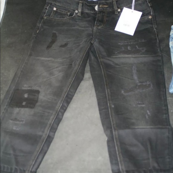 ONE TEASPOON AWESOME BAGGIES DISTRESSED JEANS NWT - Picture 6 of 6